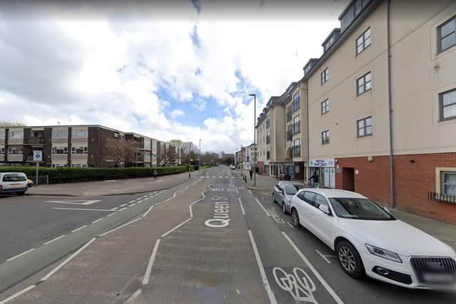 The officers saw 'suspicious' activity in Queen Street and Aylward Street, Portsea. Picture: Google Street View.