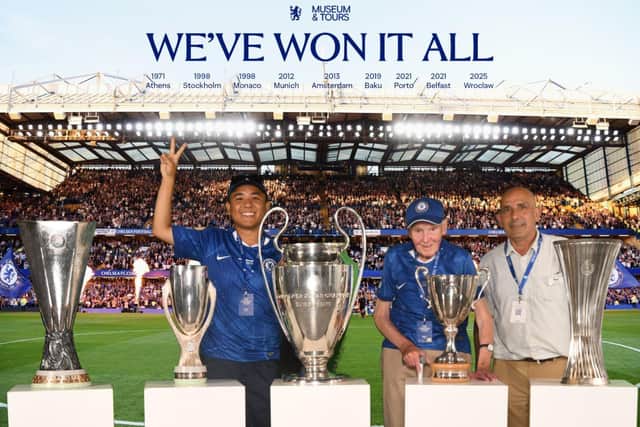 Chelsea fan Peter Swan visits Stamford Bridge after 60 years