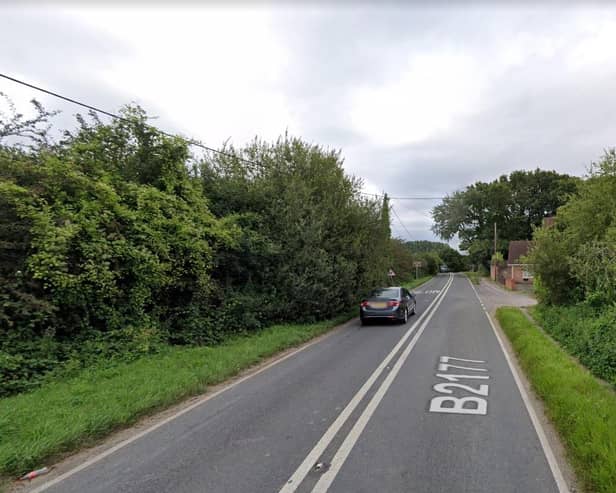 The crash happened on the B2177 Southwick Road, between Portsmouth and Fareham.