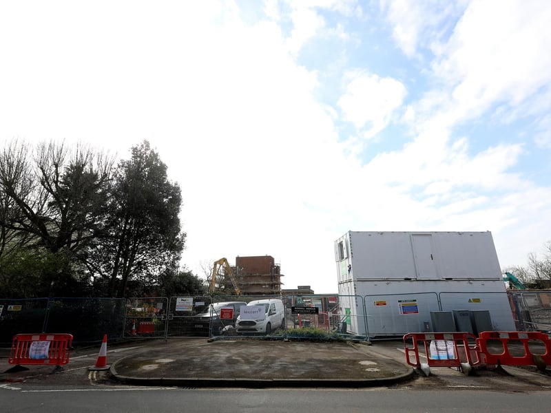 There is now little left of the car park as the demolition nears completion.