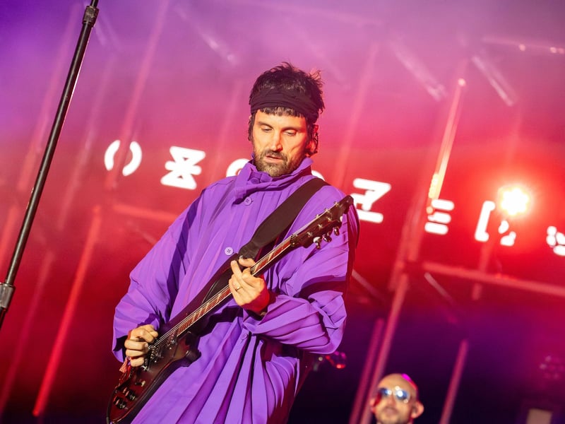 Kasabian closed out Saturday night on the Common Stage with an electric performance to a packed crowd.
Photo by Alex Shute