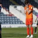 John Marquis is dejected after a missed chance at Rochdale (Photo by Daniel Chesterton/phcimages.com)