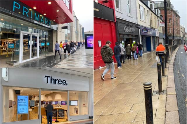 Shoppers head out in Sunderland as stores reopen on Monday, June 15.