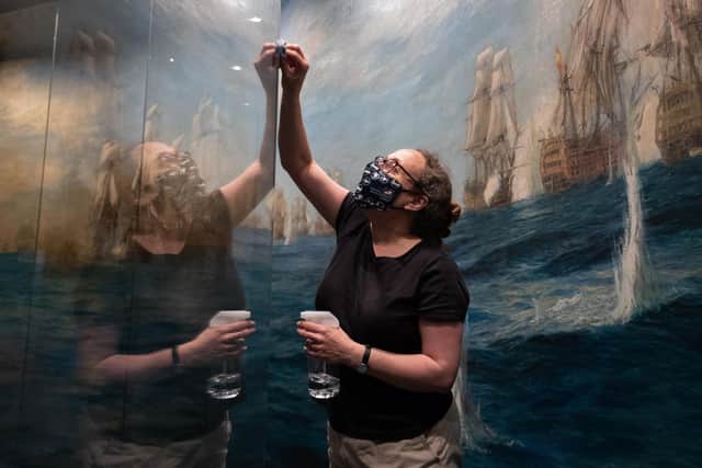 Alison Firth, curator of art at the National Museum of the Royal Navy