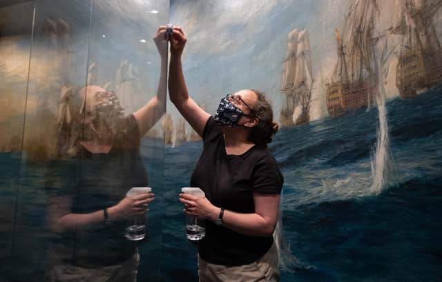 Alison Firth, curator of art at the National Museum of the Royal Navy