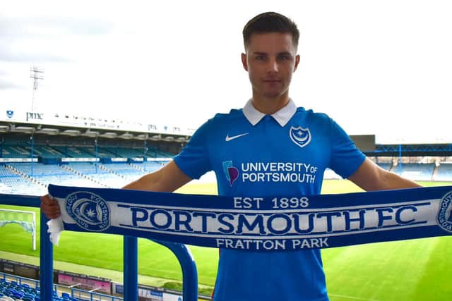 New Pompey signing Callum Johnson.  Picture: Portsmouth FC