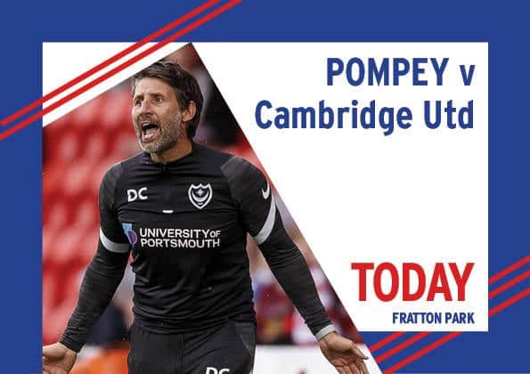 Pompey welcome Cambridge United to Fratton Park in League One today