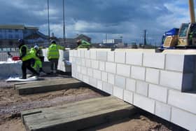 Southsea's new sea defences will closely resemble the historic Long Curtain Moat area.