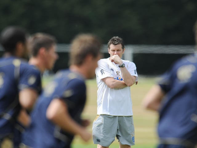 New Pompey manager Steve Cotterill at the return for pre-season training in July 2010. Picture: Robin Jones