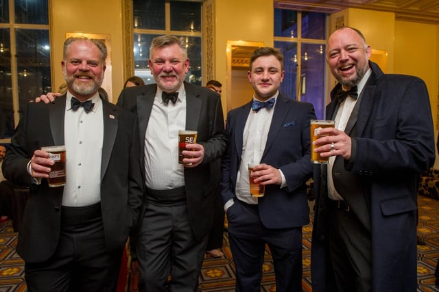 Vince Noyce, Giles Collighan, Josh Collighan and Dich Oatley of Portsmouth Distillery Company.