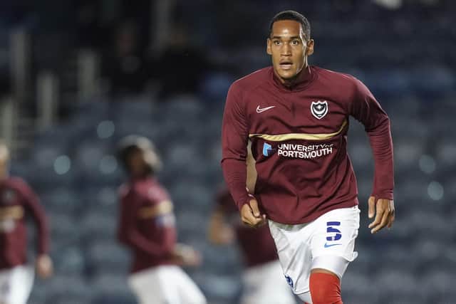 Pompey defender Haji Mnoga