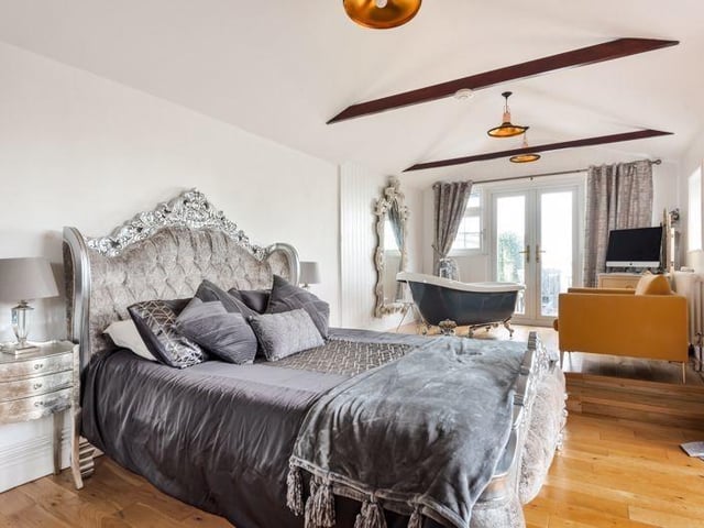This seven bedroom detached house in Mill Lane, Havant, is on the market for £2m. It is listed on Rightmove by Taylor Hill & Bond, Havant.