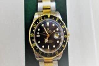 A similar looking Rolex to the one robbed