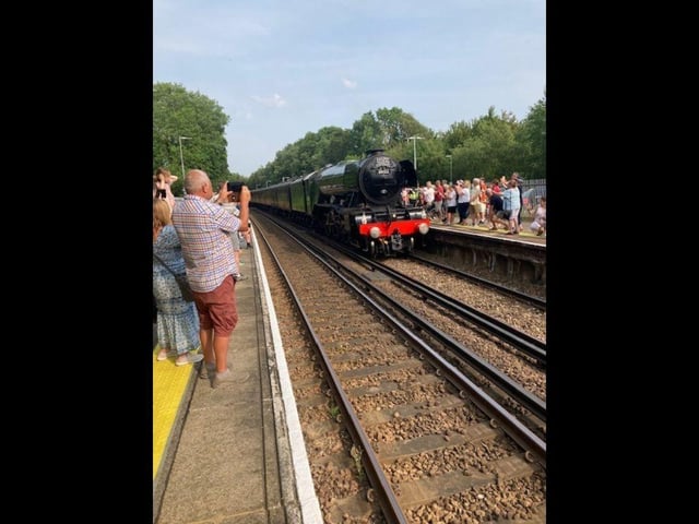 The locomotive pictured passing through Swanwick