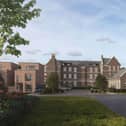 A CGI of the proposed redevelopment of St James\' Hospital in Portmouth. Credit: PJ Livesey