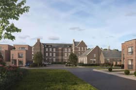 A CGI of the proposed redevelopment of St James\' Hospital in Portmouth. Credit: PJ Livesey