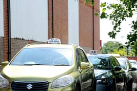 Taxis in Fareham town centre.
Picture: Sarah Standing (200723-9700)