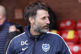 Pompey manager Danny Cowley has hinted at the club's approach to January transfers ahead of its opening. Picture: Daniel Chesterton