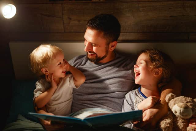 The kind of idyllic bedtime Steve can only dream of with his children. Picture by Shutterstock