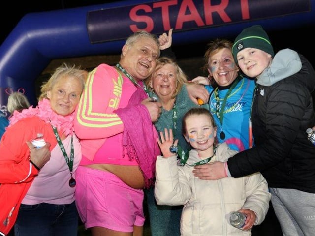 The Southsea Glow Walk on March 18, 2022