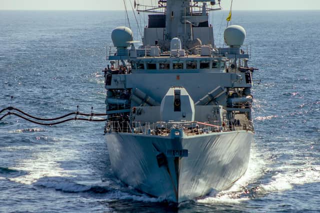 HMS Montrose sailing in the Gulf. Photo: AET Josh Edwards