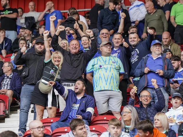1,664 Pompey fans made the trip to Teeside.