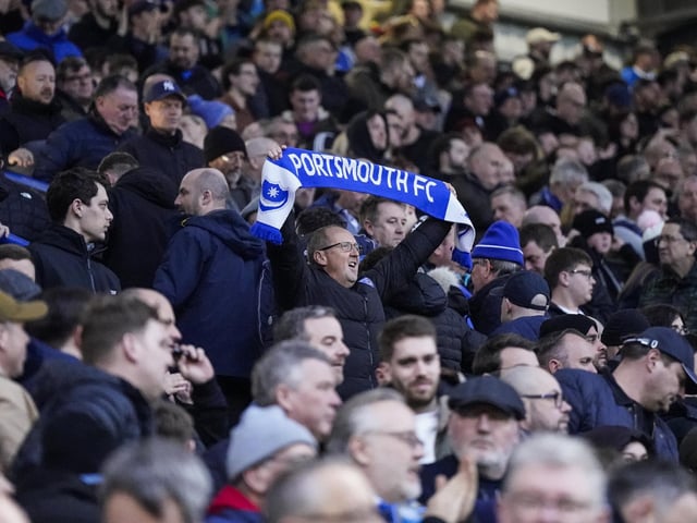 20,113 fans were packed into Fratton Park as Pompeym welcomed their biggest crowd into PO4 for more than 13 years