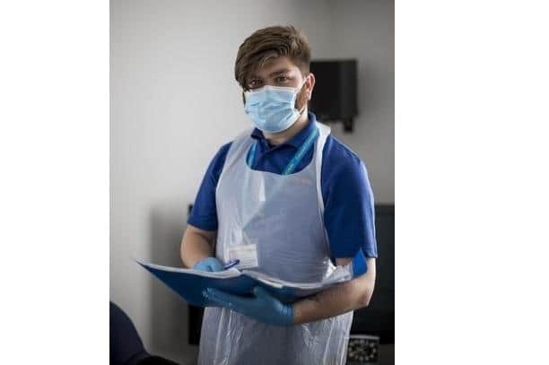 Crescent Community Care carer Harvey Ware who has described a career in the industry as both 'challenging' and 'rewarding'