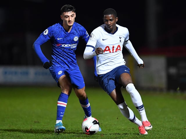 The 22-year-old midfielder, who is yet to make a first-team appearance for Spurs, has joined Shrewsbury on a season-long loan. Picture: Justin Setterfield/Getty Images