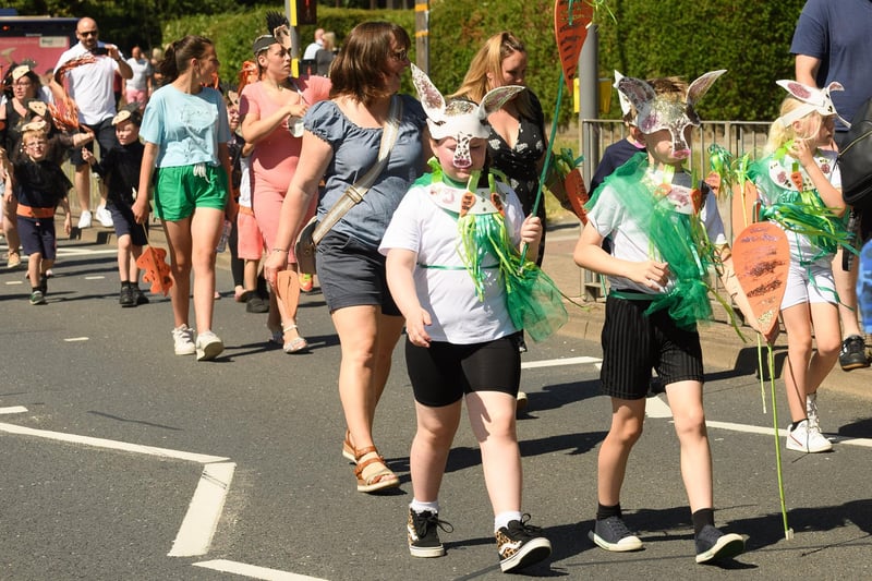 Pictured is: children taking part in the carnival.

Picture: Keith Woodland