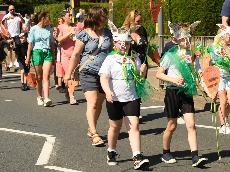 Pictured is: children taking part in the carnival.

Picture: Keith Woodland