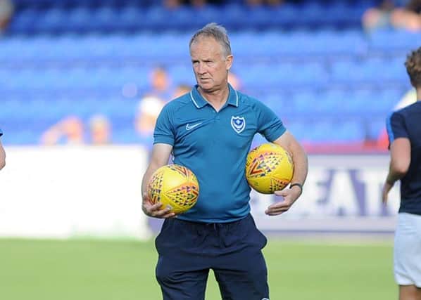 Pompey Academy's head of coaching Sean O'Driscoll has handed in his notice over Academy facility and funding concerns. Picture: Habibur Rahman