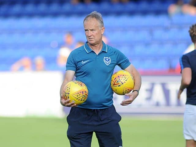 Pompey Academy's head of coaching Sean O'Driscoll has handed in his notice over Academy facility and funding concerns. Picture: Habibur Rahman