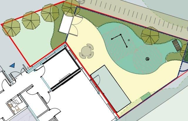 Proposed playground at Crofton Anne Dale Junior School. Image: Hampshire County Council