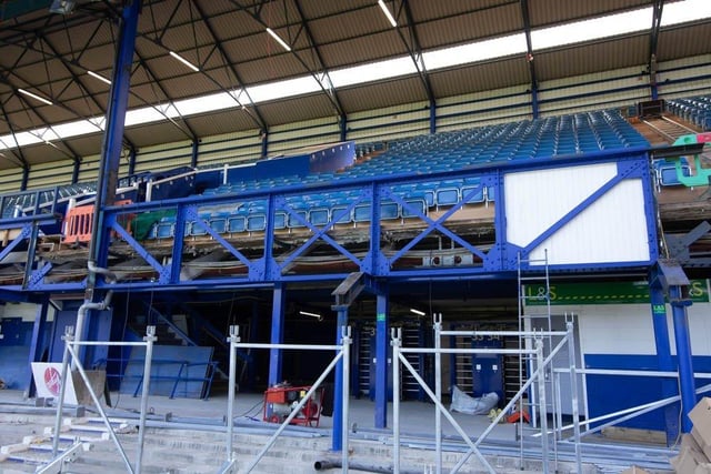 Archibald Leitch’s magnificent handiwork is once again visible at Fratton Park as Pompey's South Stand vision unfolds.

Picture: Habibur Rahman