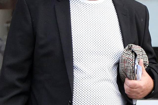 Stephen Fisher outside Portsmouth Magistrates' Court
(270820-09)