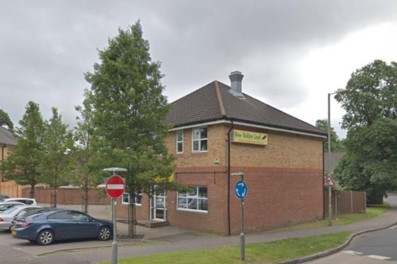 New Golden Leaf at 7 The Kestrels, Waterlooville got a top score of five - rated on March 29