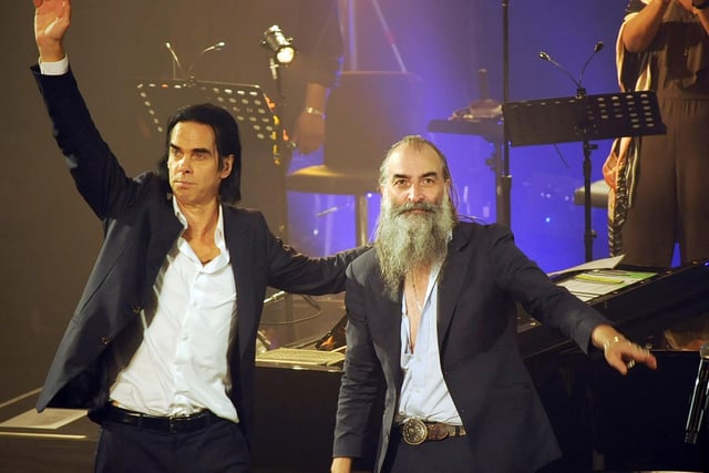 Nick Cave with Warren Ellis