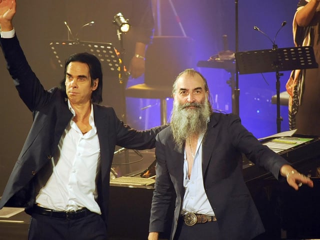 Nick Cave with Warren Ellis