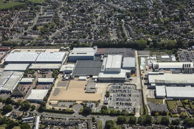 An aerial view of Havant, showing the former Pfizer site in New Road. Picture by CJB Photography