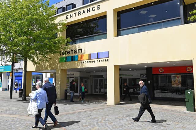 Some Fareham Shopping Centre shops are reopening on Monday.