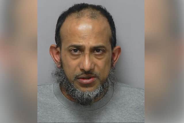 Mannan Khedapa was jailed at Portsmouth Crown Court for the attempted murder of his wife Fatema Khedapa on January 7 in Gosport. Picture: Hampshire police 