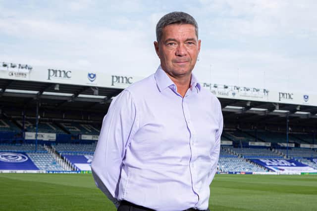 Pompey chief executive Mark Catlin.