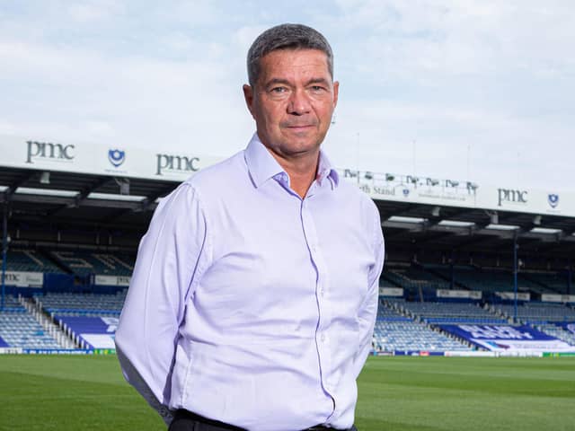 Pompey chief executive Mark Catlin.