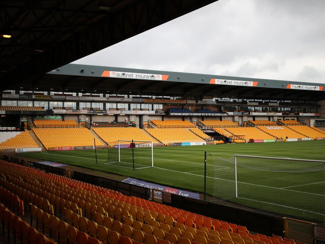 Average attendance: 8,287; Capacity: 15,036.