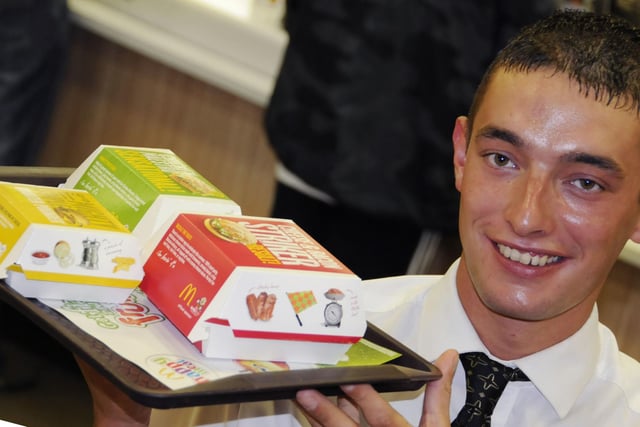 Nathan Emmerson of McDonalds in High Street West, Sunderland, was selected to work at the McDonald's next to the Olympic Stadium throughout the games in 2012.