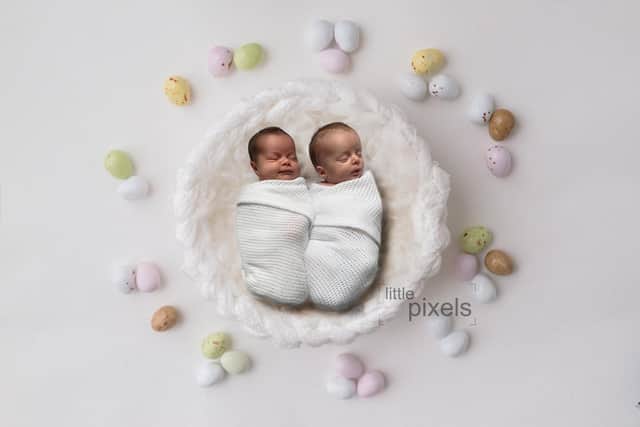 Hannah Hanscombe, from Hayling Island, who runs Little Pixels, is creating special baby photos.
Picture: Little Pixels