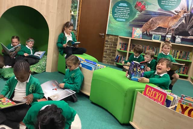 Woodlea school's new library
