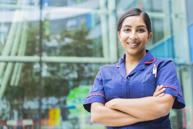 Nurses on the Ward
Picture shows: Hazera Noory