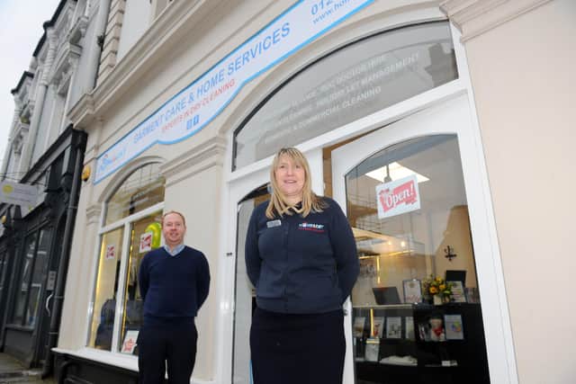 James Glue, operations and marketing manager and Julia Willkins, owner.

Picture: Sarah Standing (080221-2467)